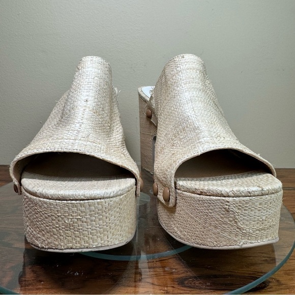 Dolce Vita Emol Heels Natural Raffia - Picture 8 of 16